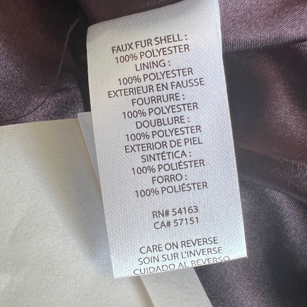 NWT- CALVIN KLEIN Women's Faux Sherpa Plaid Shirt Jacket Sz M - Picture 6 of 10